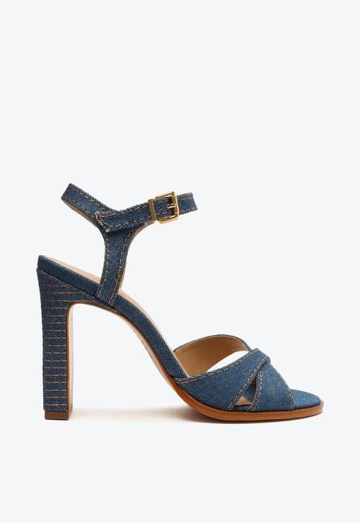 Sandália Plataforma Jeans
