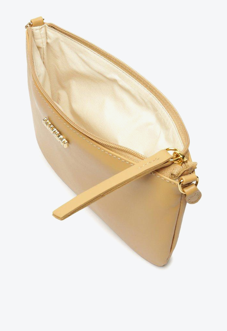 Bolsa Crossbody Básica Nude Anacapri Pequena