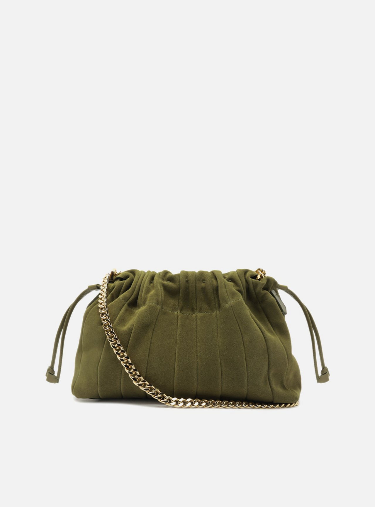 Bolsa Verde Grande Alça Dourada | ZZ MALL