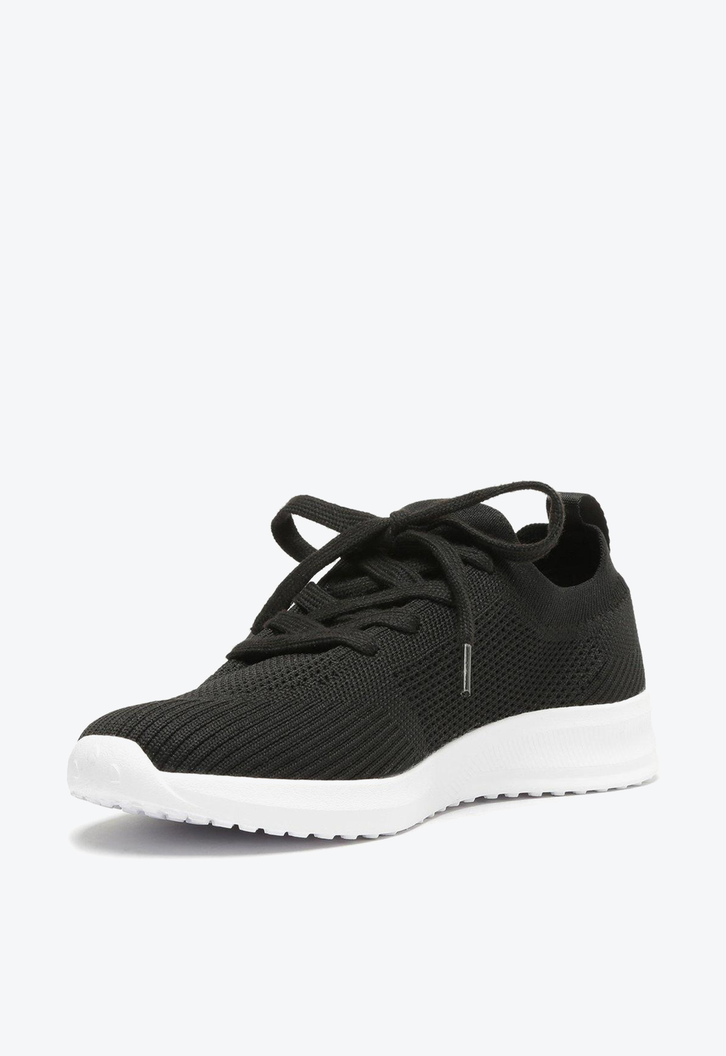Tênis Preto Anacapri Knit Sporty