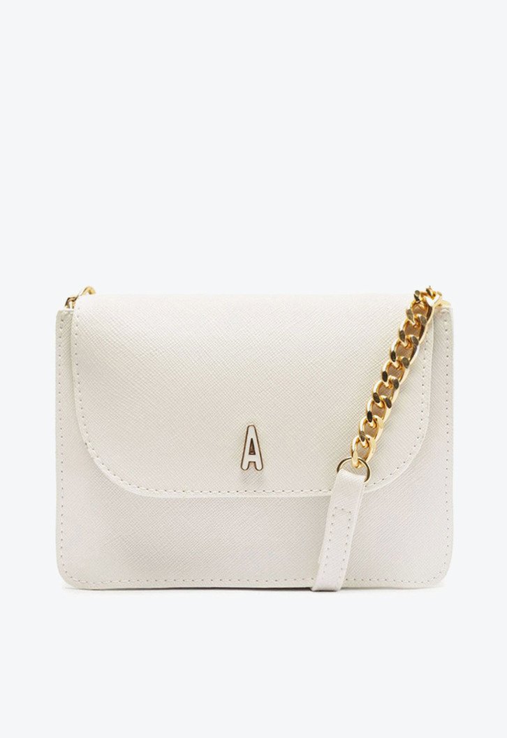 Bolsa Mini Tiracolo Branca Anacapri Texturizada