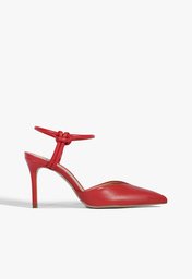 Sapato Scarpin Vermelho Schutz Knots