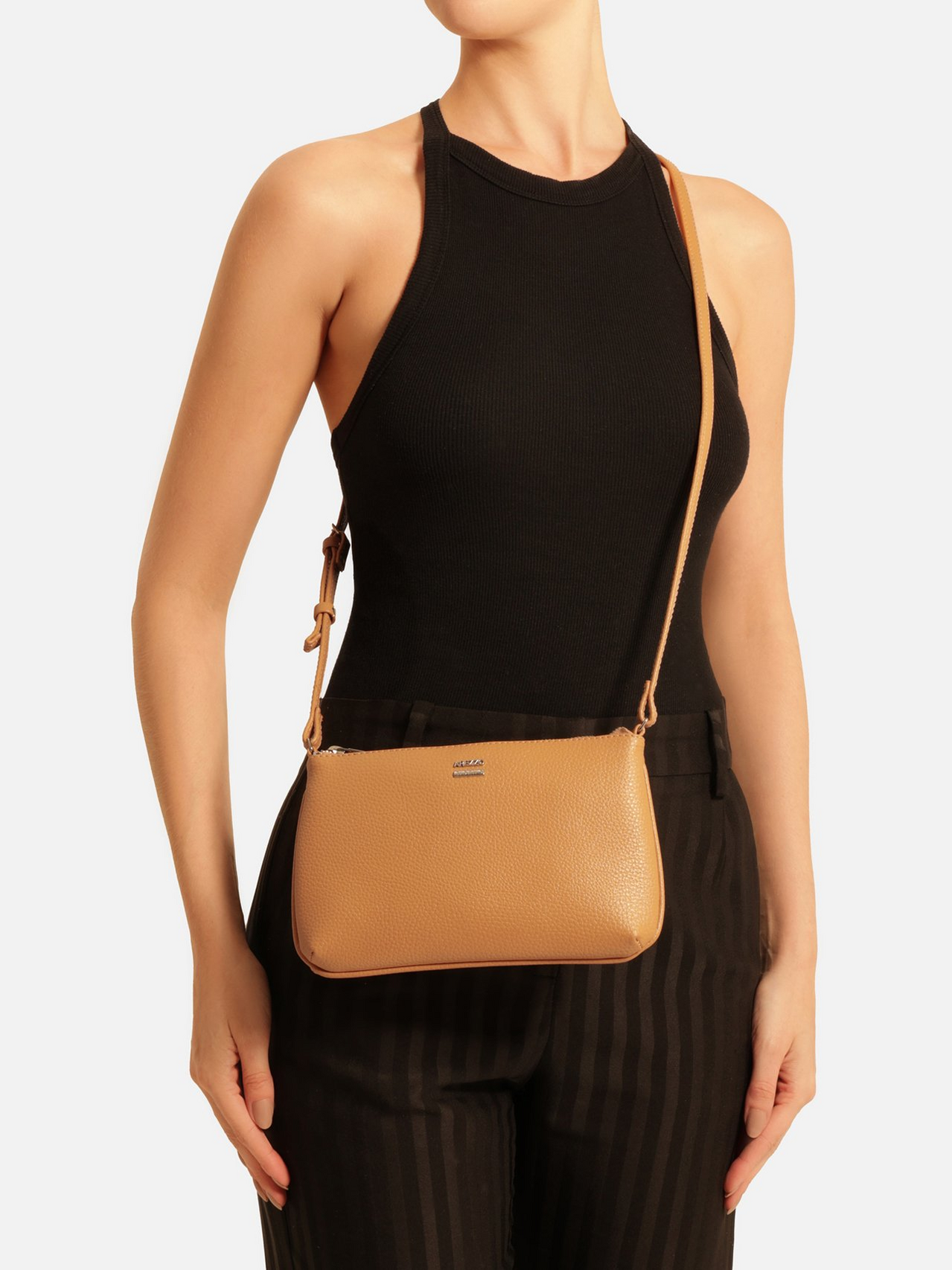 Bolsa Tiracolo Marrom Clara Morgana Pequena | ZZ MALL