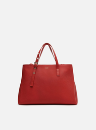 Bolsa Tote Vermelha Média Alça Fivela