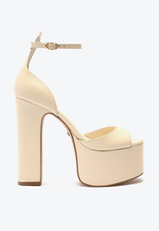 Sandália Meia Pata Off-White Arezzo Couro Madison