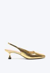 Slingback Dourado Vicenza Anegoda