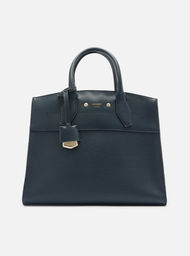 Bolsa Tote Azul Giorno Grande Moldura