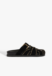 Clog Suede Preta