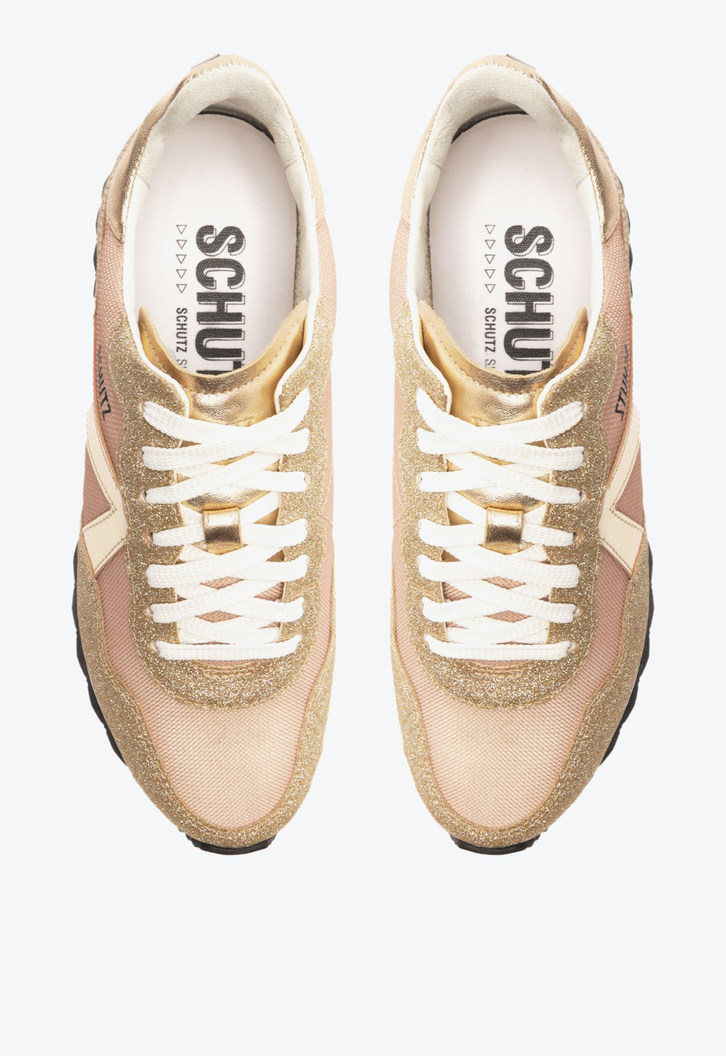 s*t様 eskuche33 ゴールド Tênis Bege E Dourado Schutz | ZZ MALL