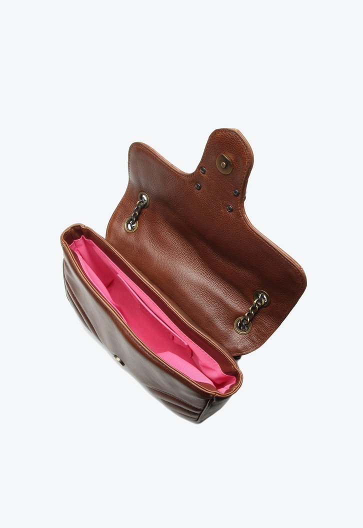 Bolsa Tiracolo Lily Média Marrom