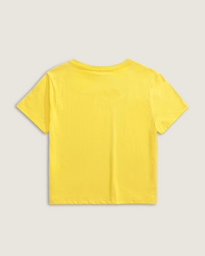 Camiseta Manga Curta Baby Tee Classic Script Spicy Mustard | ZZ MALL