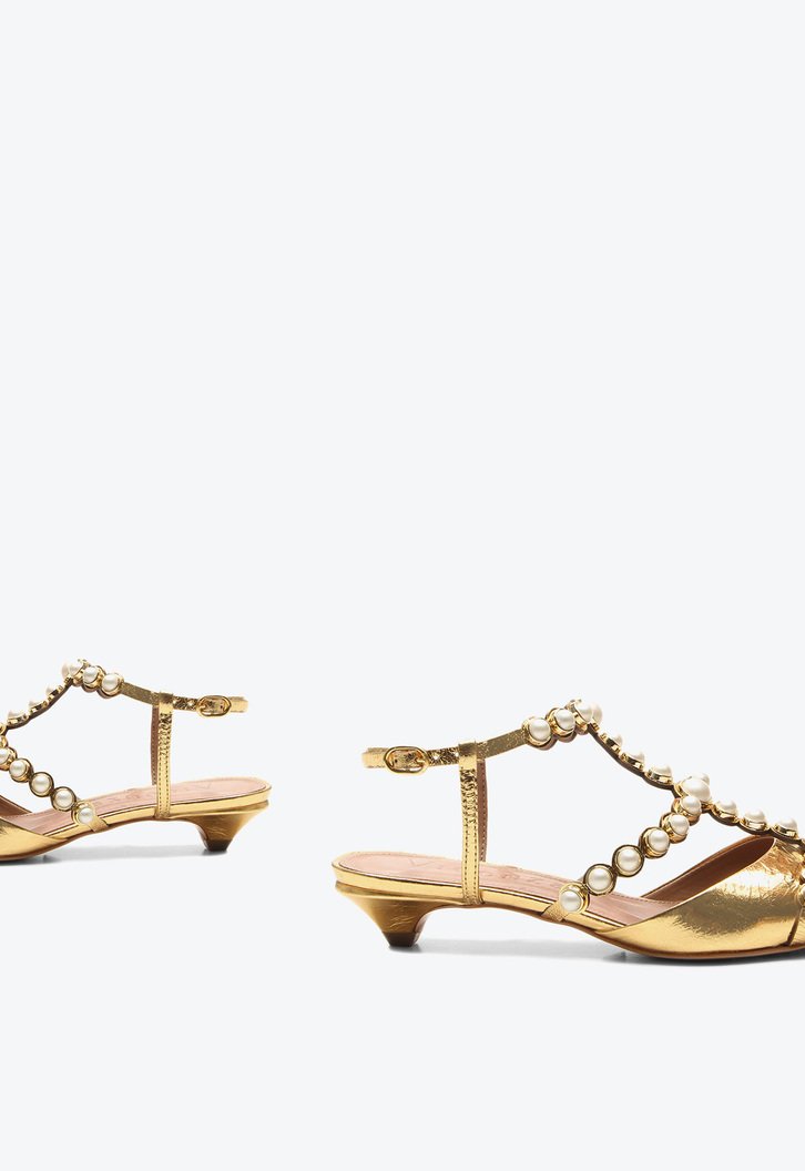Slingback Lazio Dourado