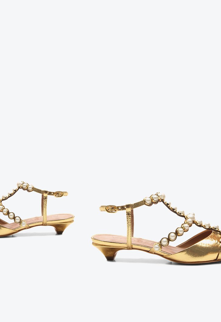 Slingback Dourado Vicenza Lazio