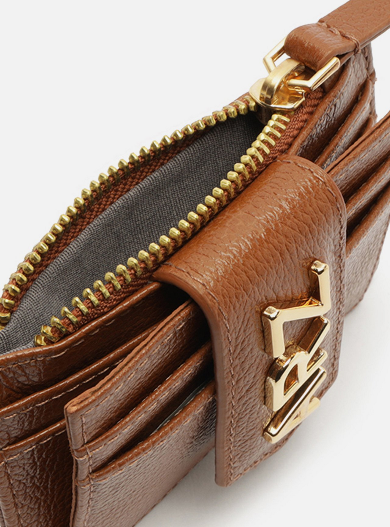 Porta-Cartões Marrom Couro Bolso ARZ | ZZ MALL