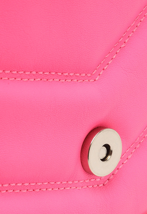 Bolsa Tiracolo Média Kiara Couro Pink