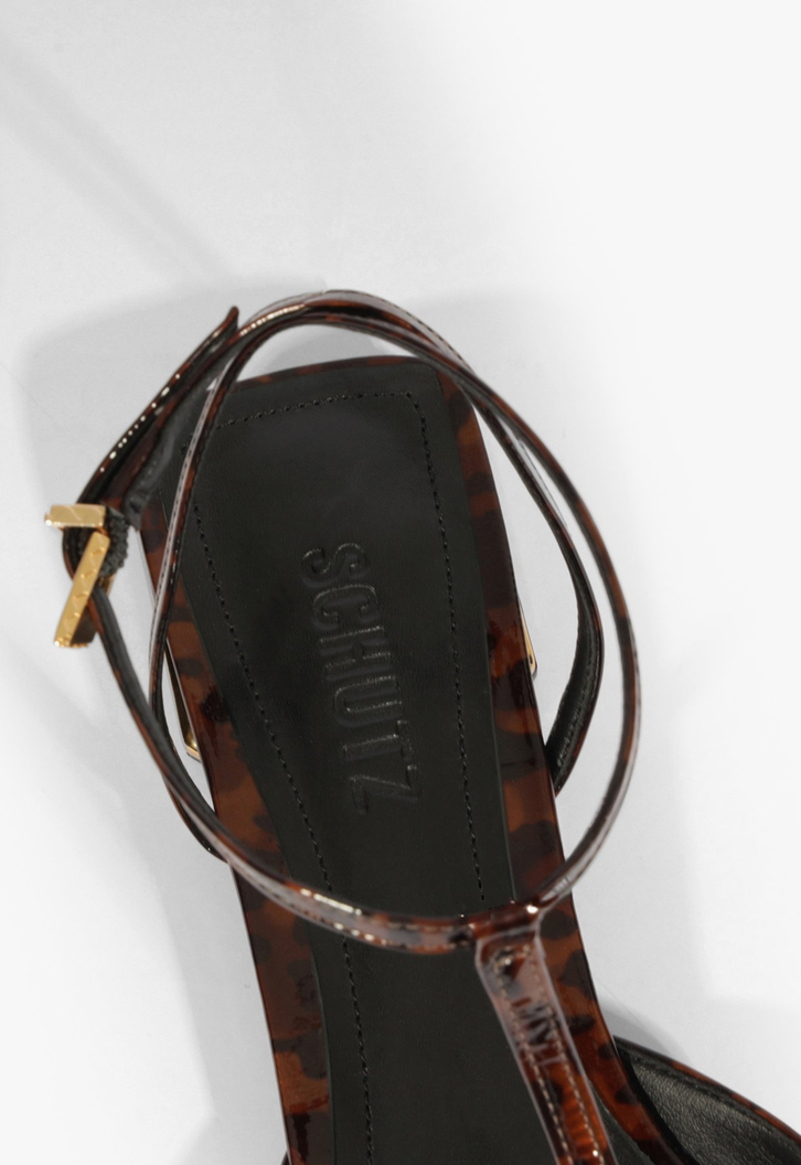 Sapatilha Verniz Animal Print