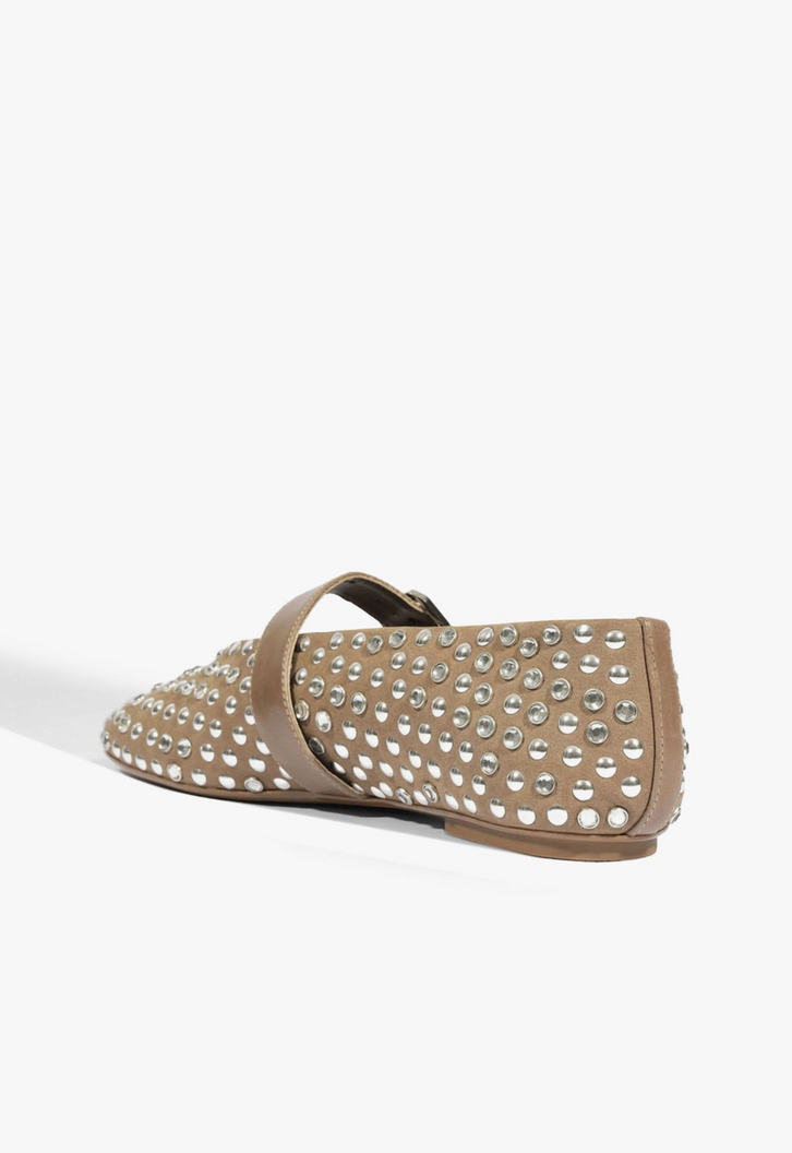 Sapatilha Sabrina Studs Cinza | ZZ MALL