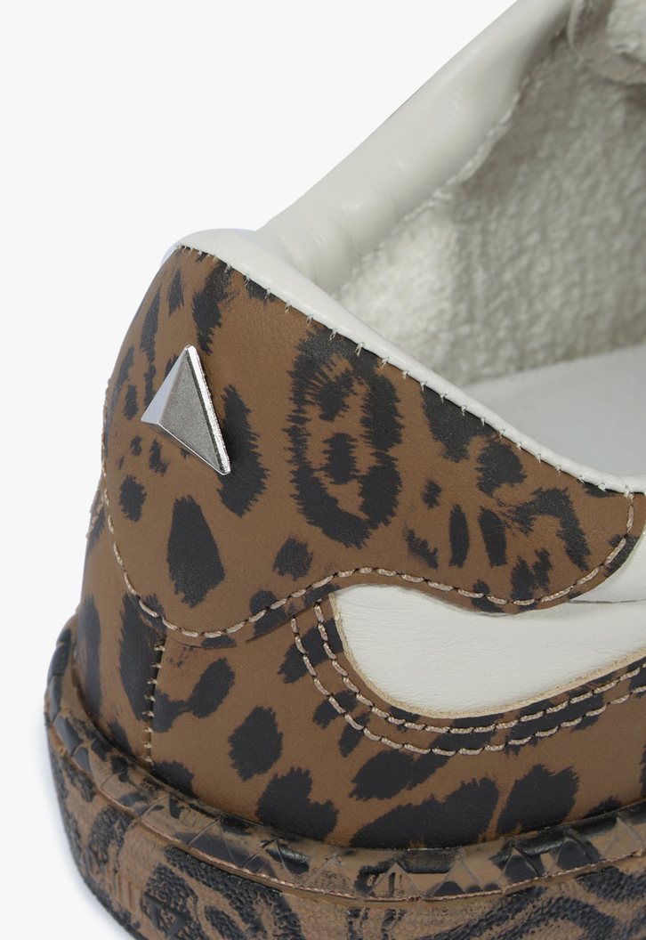 tênis ST Bold Couro camurÃ§a Animal Print