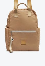 Mochila Bege Anacapri Grande Sporty Nylon