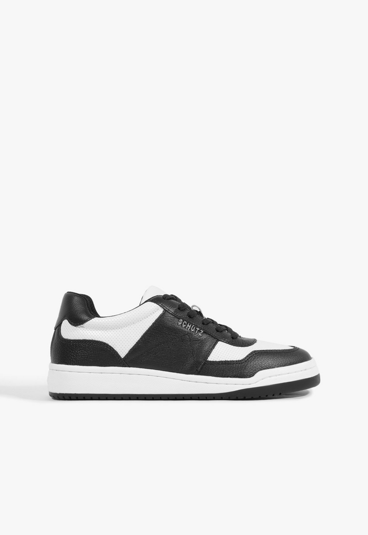 Tênis Casual Couro Preto