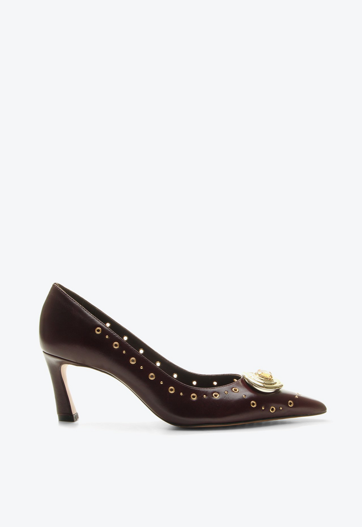 Scarpin Isa Bordô