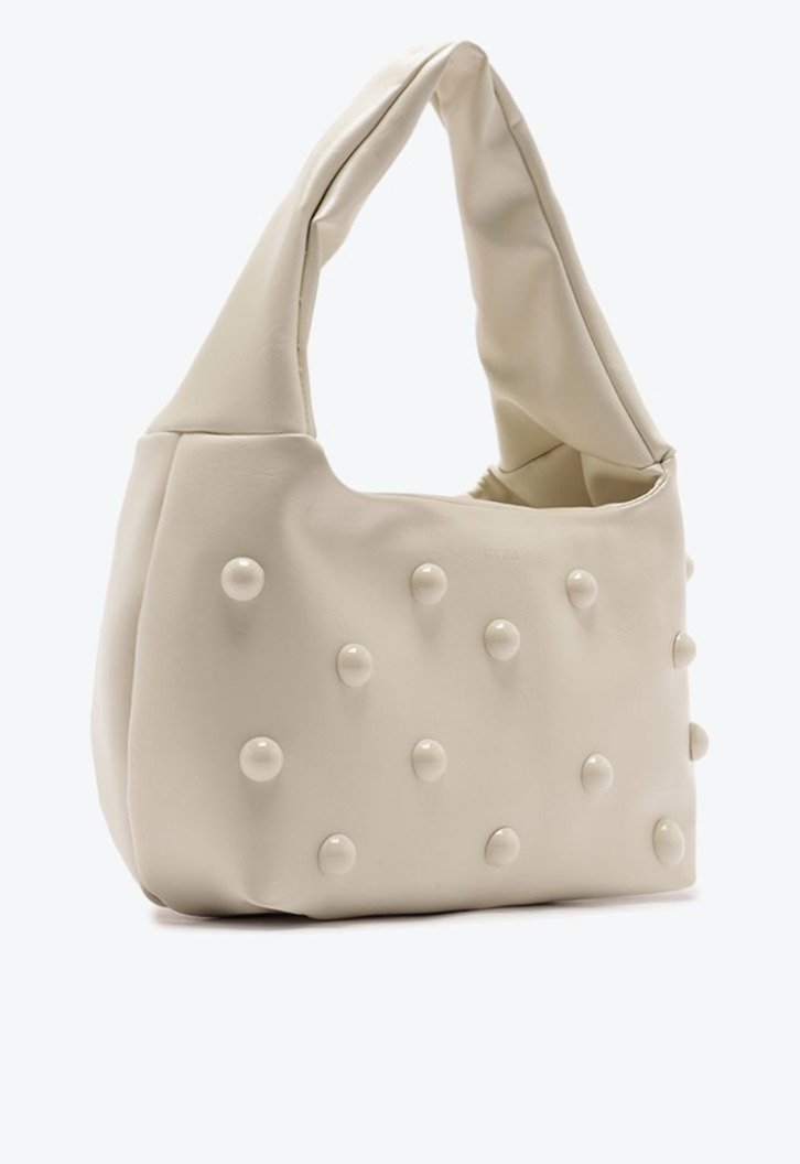 Bolsa Shopping Média Adorno Branca