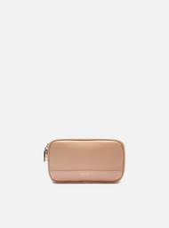 Bolsa Tiracolo Bege Pequena Corrente Basic