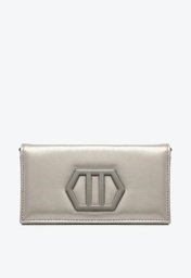 Bolsa Clutch Prata Arezzo Couro Luana Pequena