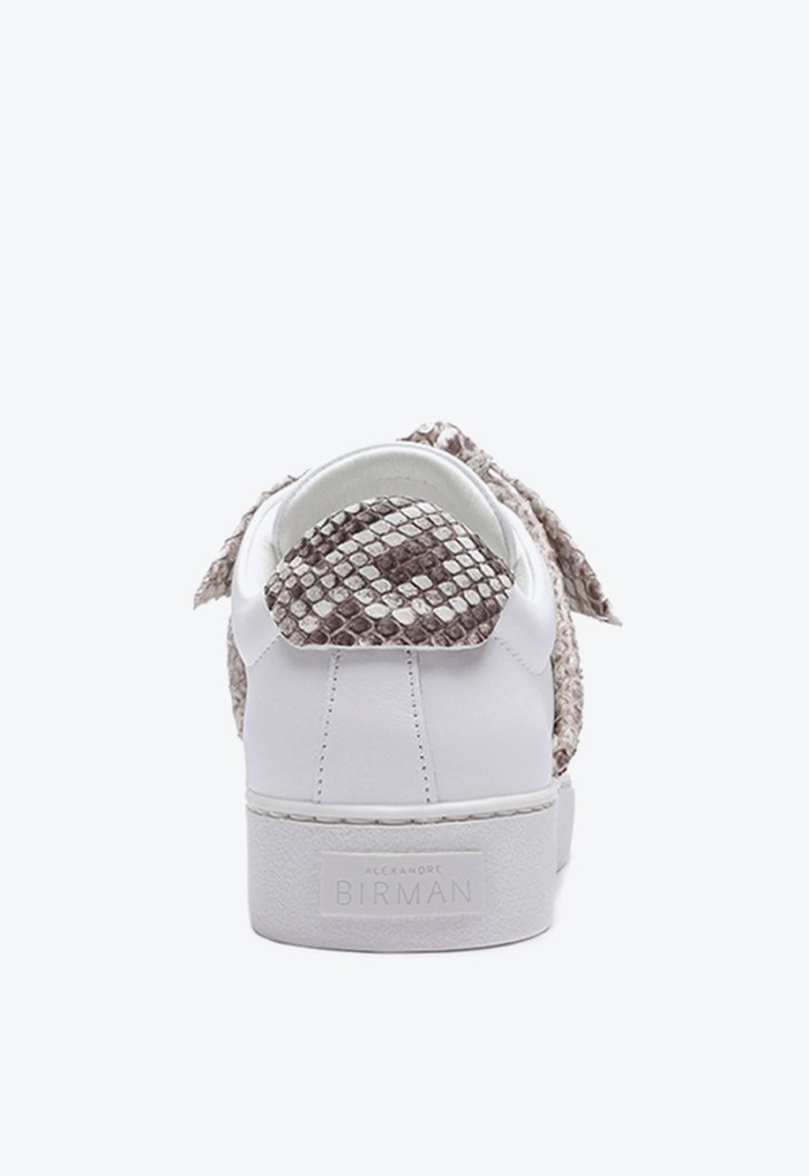 Clarita Birman Python Sneaker