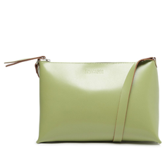 Crossbody Verde Anacapri Prado Couro Cora Média