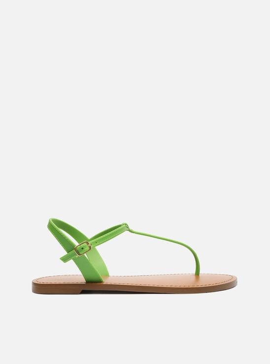 SANDÁLIA RASTEIRA VERDE AREZZO INJETADA SLIM