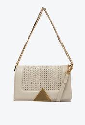 Bolsa Tiracolo Branca Schutz Audrina Couro