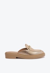 Mule Dourada Anacapri Bold Corrente