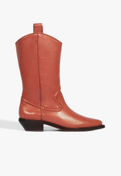 Bota Western Vermelha Schutz Couro