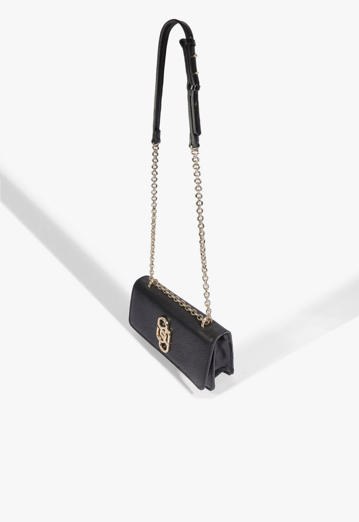 Bolsa Crossbody Soul Couro Preta | ZZ MALL