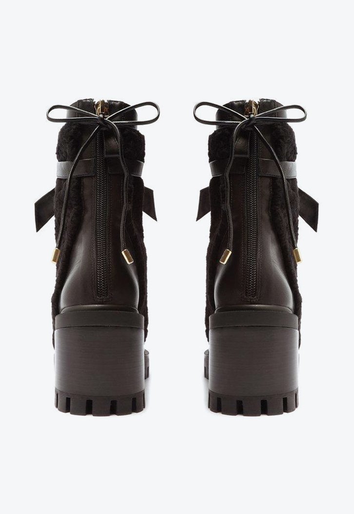Shearling Clarita Combat Black