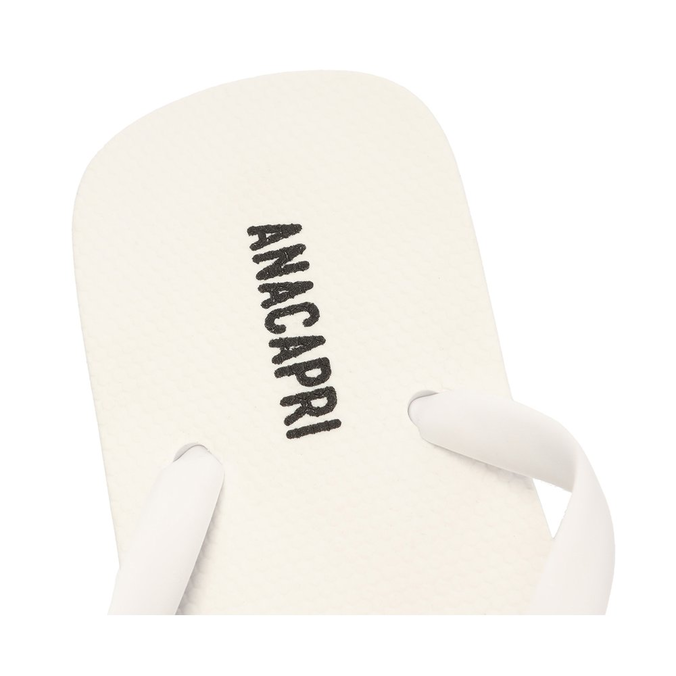 Kit Chinelo Branco e Bolsa Transparente Flork
