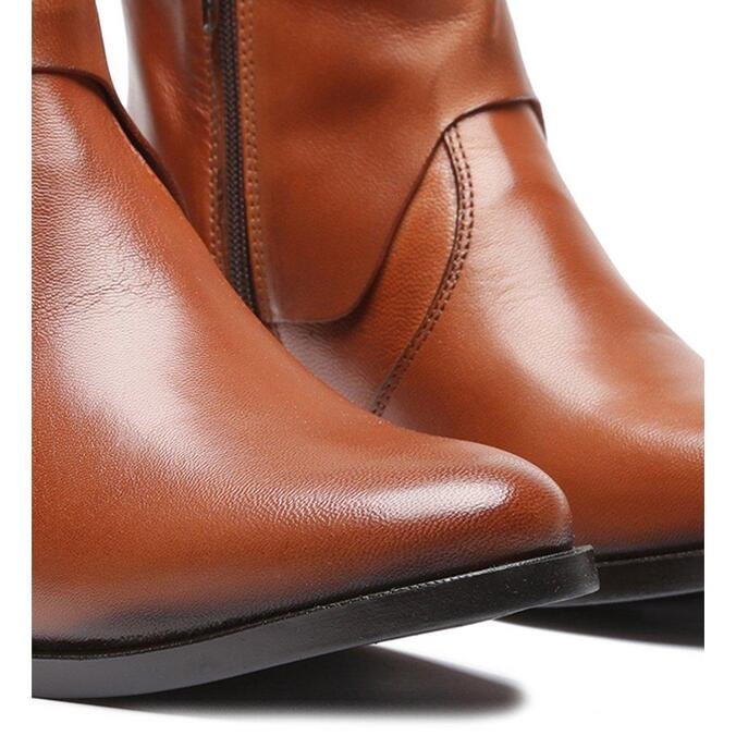 bota arezzo cano curto marrom
