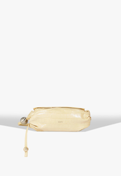 Bolsa Tiracolo Lessie Couro Dourada