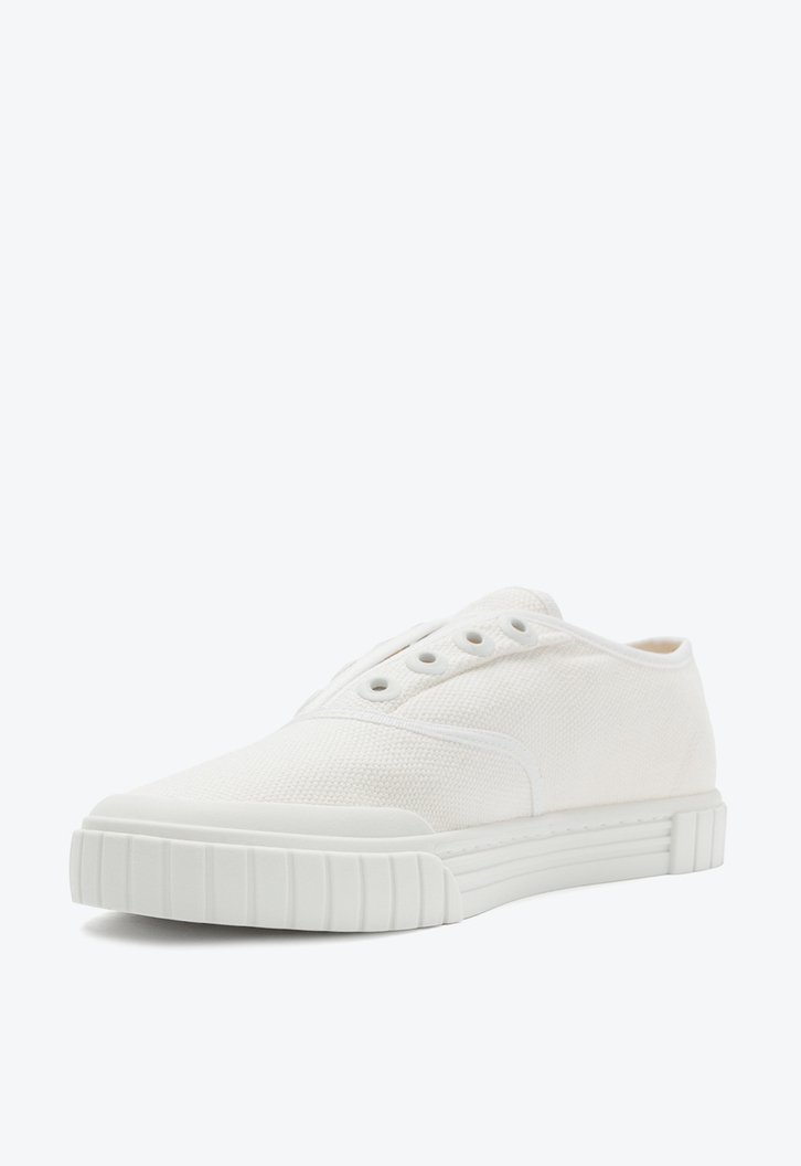 Tênis Slip On Branco Anacapri Lona Alê