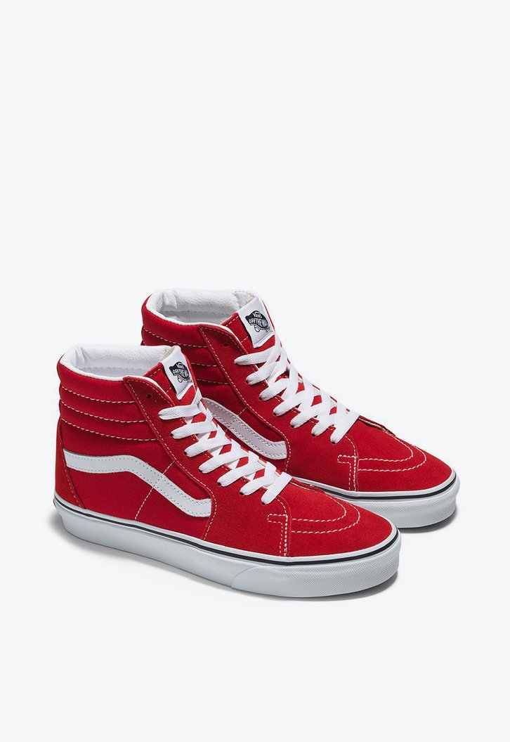 Tênis Sk8-Hi Vans Checkerboard Day Red True White
