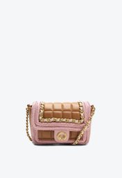 Bolsa Tiracolo Rosa Vicenza Phoebe Pequena