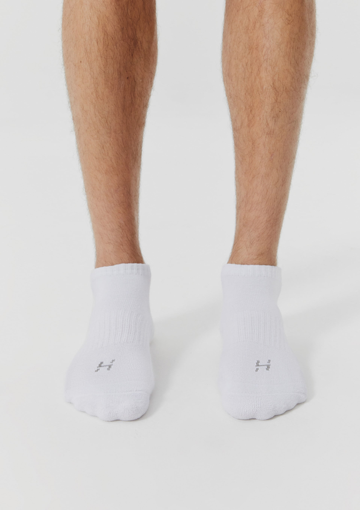 Kit 3 Pares de Meia Esportiva Branca Hering Cano Curto