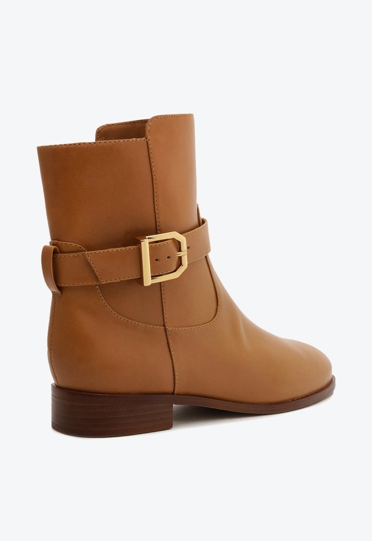 Bota Marrom Couro Cano Curto Savannah