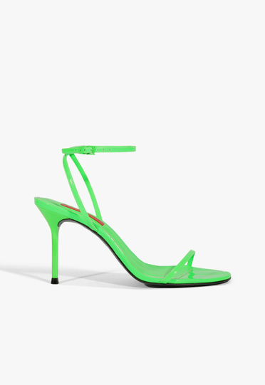 ST様 緑 Sandália Verde Schutz Gia Mid Couro | ZZ MALL