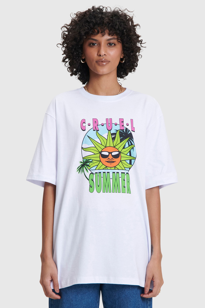 Camiseta Branca Baw Clothing Cruel Summer