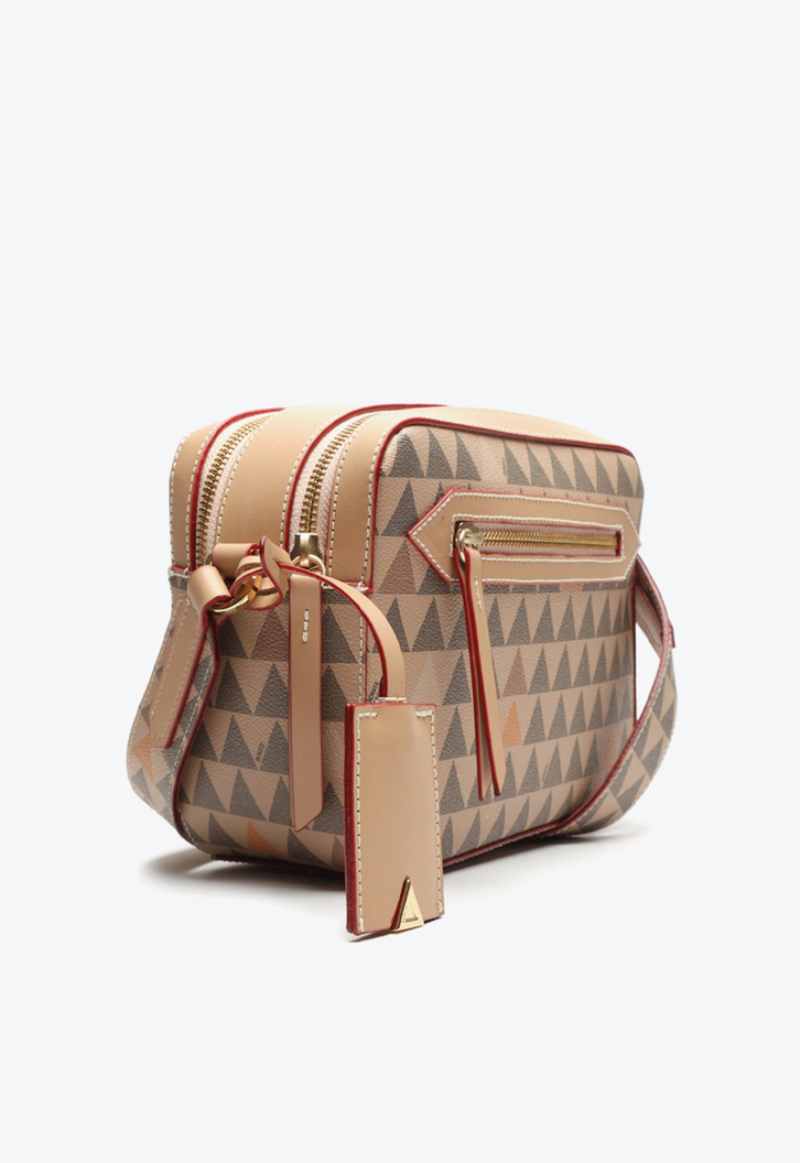 Crossbody lili triangle rose 2025