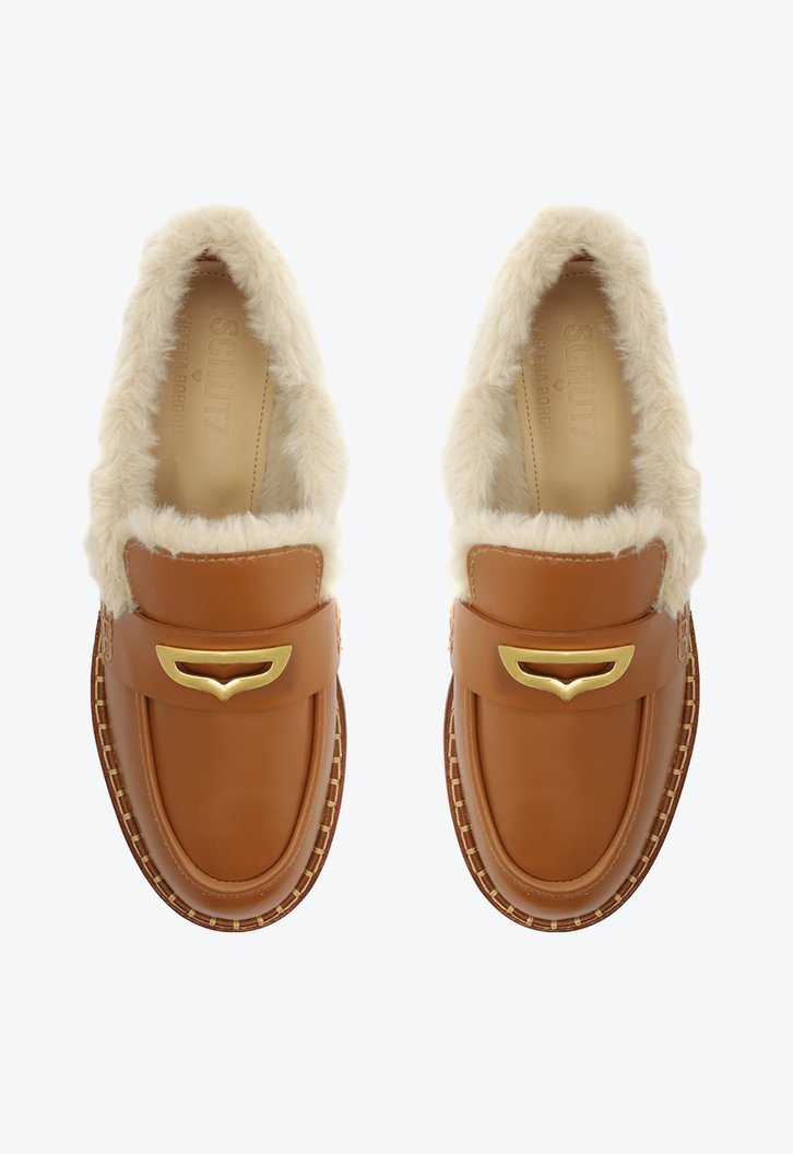 Mocassim Caramelo Schutz Margô Couro