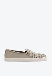 Tênis Slip On Ana Cinza