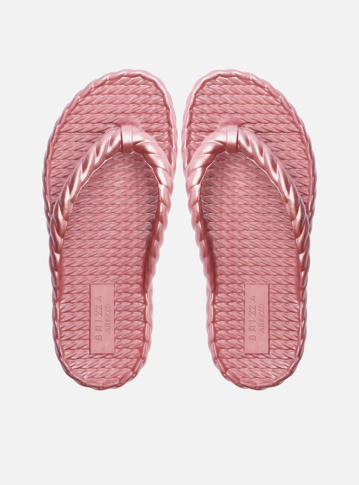 Sandália Rosa Flatform Marrocos Mid